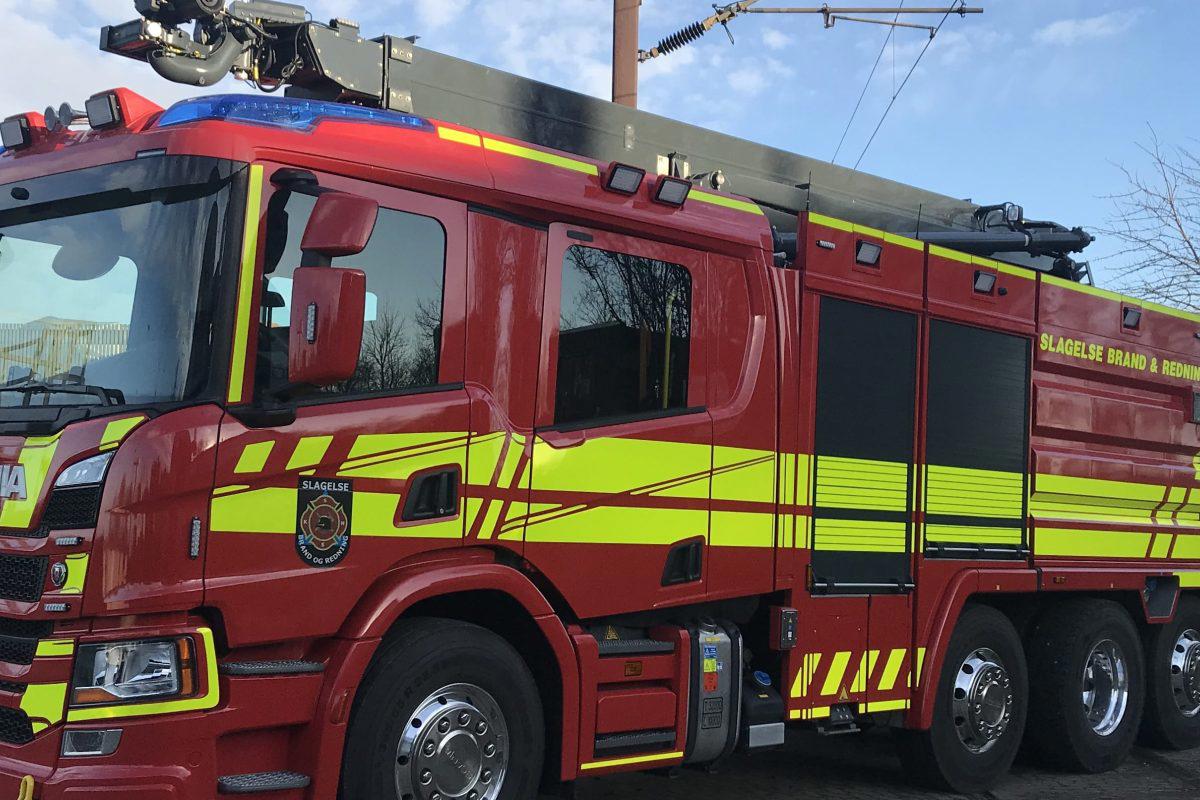 Højteknologisk brandbil sættes ind i Storebæltsberedskab
